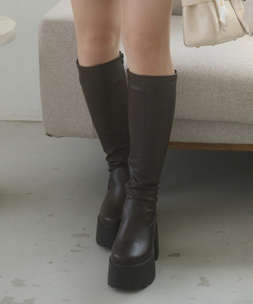 Ambre Neige（アンブルネージュ） ブーツ stretch ling boots