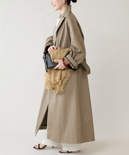 「ASAUCE MELER」 ストール FREE チャコールグレー レディース_画像4