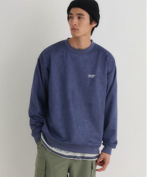 BACK NUMBER トレーナー スウェット 「BACK NUMBER」フェイクスエード