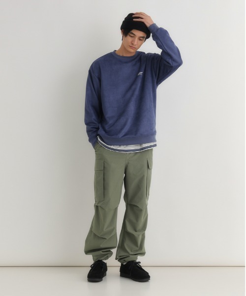 BACK NUMBER トレーナー スウェット 「BACK NUMBER」フェイクスエード