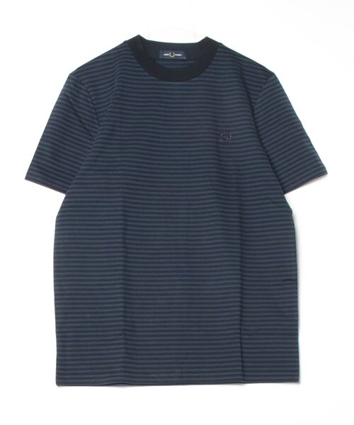FRED PERRY（フレッドペリー） 半袖Tシャツ MEDIUM ネイビー メンズ