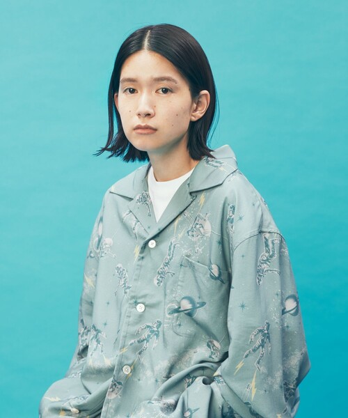 「FREAK'S STORE」 「I Need You Baby」半袖シャツ MEDIUM ブラック メンズの画像