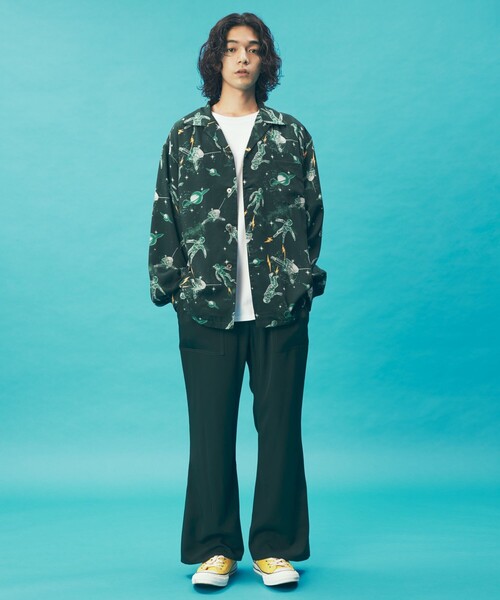 「FREAK'S STORE」 「I Need You Baby」半袖シャツ MEDIUM ブラック メンズの画像