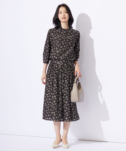 「J.PRESS」 7分袖ブラウス 9 ホワイト レディース_画像4