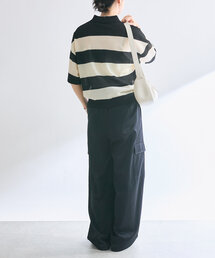 「RIVE DROITE」 半袖ニット FREE ブラック レディースの画像5