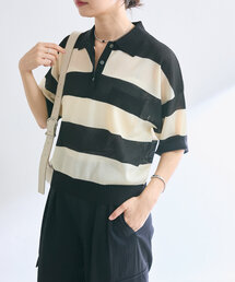 「RIVE DROITE」 半袖ニット FREE ブラック レディースの画像6