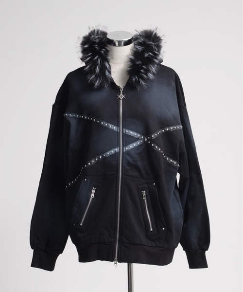 REFLEM（レフレム） パーカー 「REFLEM/レフレム」ファー付きうさ耳ZIP