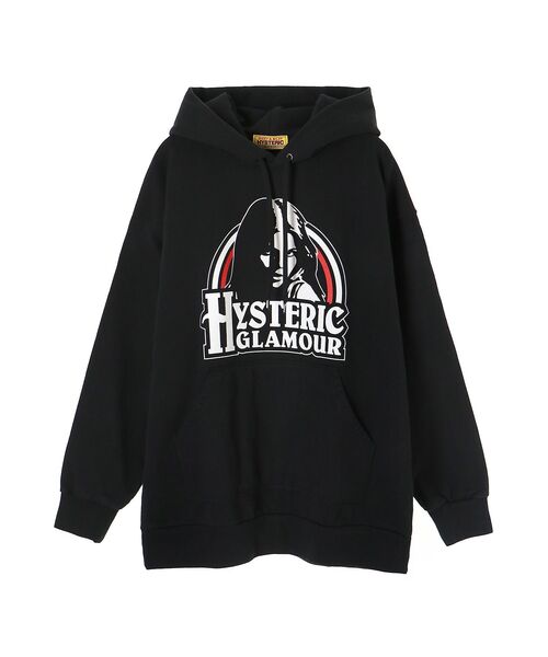 Hysteric Glamour ブラック パーカー HYSTERIC GLAMOUR（ヒステリックグラマー） プルオーバーパーカー FREE