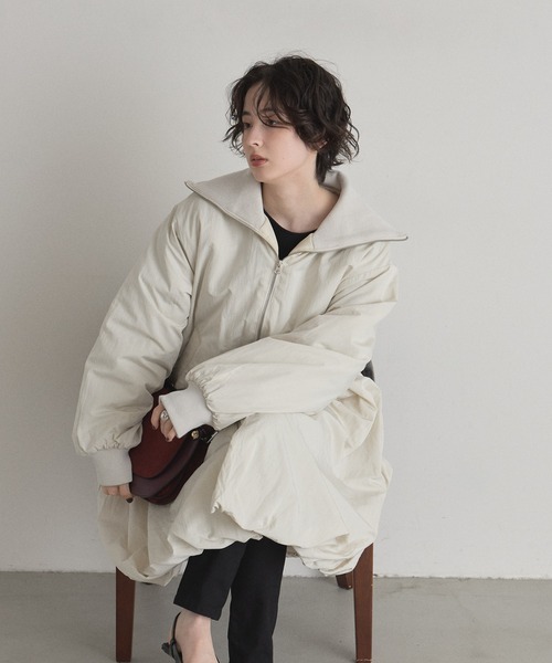 &. NOSTALGIA（ノスタルジア） コート アウター タフタ中綿バルーン