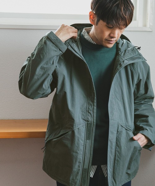 「URBAN RESEARCH DOORS」 マウンテンパーカー MEDIUM ブルー メンズ_画像2