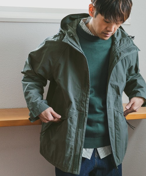 「URBAN RESEARCH DOORS」 マウンテンパーカー MEDIUM ブルー メンズ_画像3
