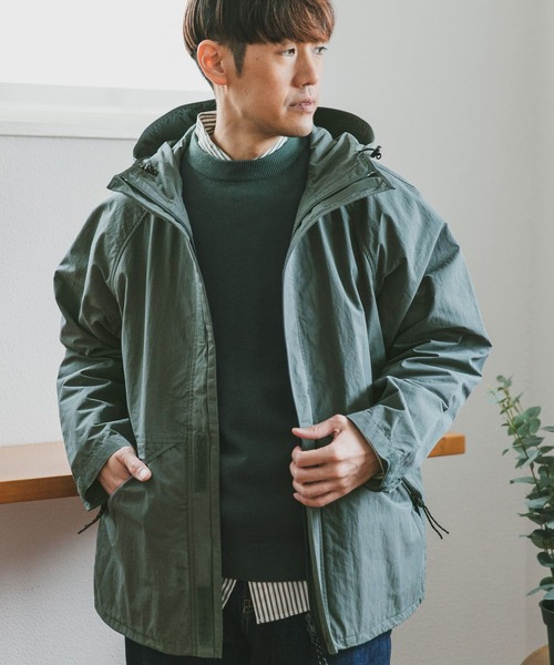 「URBAN RESEARCH DOORS」 マウンテンパーカー MEDIUM ブルー メンズ_画像4