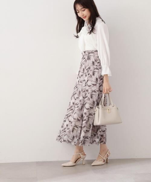 「PROPORTION BODY DRESSING」 フレアスカート SMALL ブルー レディース_画像4