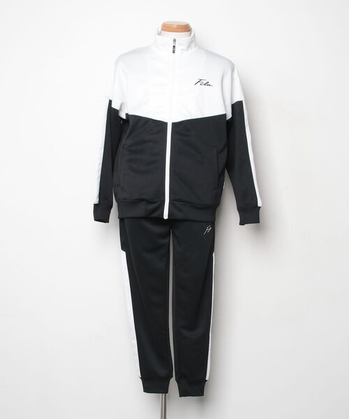 FILA（フィラ） セットアップジャージ M ホワイト メンズ : ZOZOTOWN