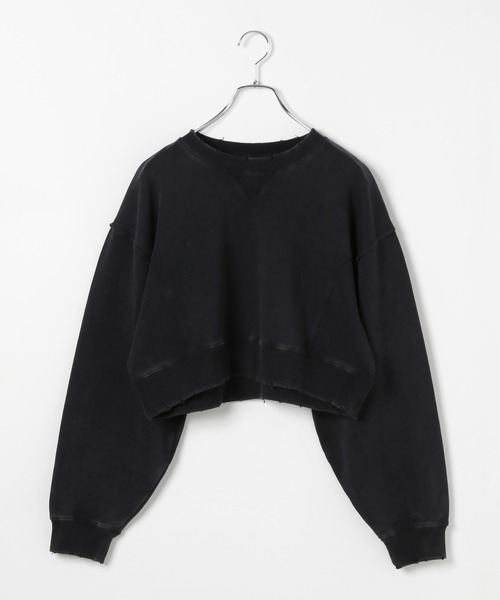 「PAGEBOY」 スウェットカットソー FREE チャコールグレー レディース_画像8