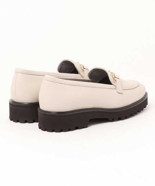 「HIMIKO」 モカシンシューズ 23.0cm グレー レディース_画像3