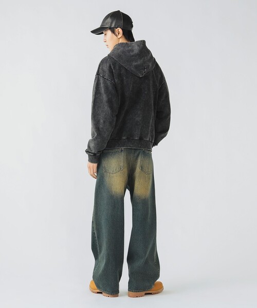 BEAMS HEART（ビームス ハート） パーカー フェード エンブレム ジップ