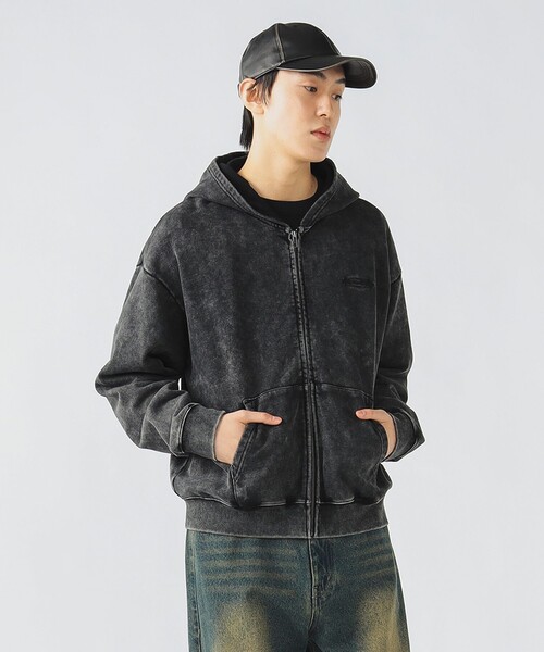 BEAMS HEART（ビームス ハート） パーカー フェード エンブレム ジップ