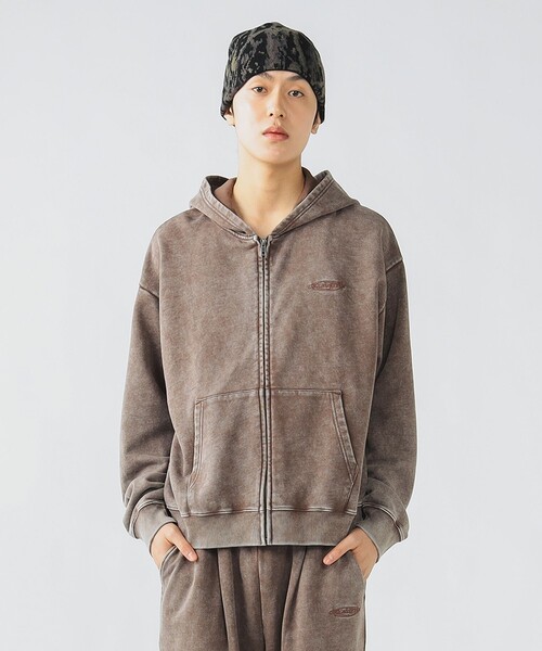 BEAMS HEART（ビームス ハート） パーカー フェード エンブレム ジップ