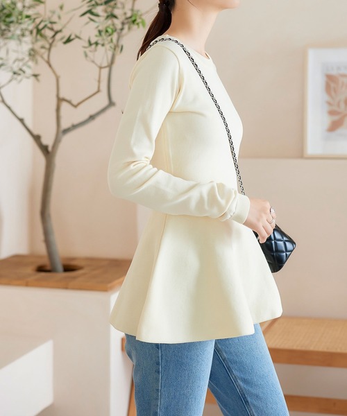 「KOBE LETTUCE」 長袖ニット M ブラック レディース_画像4