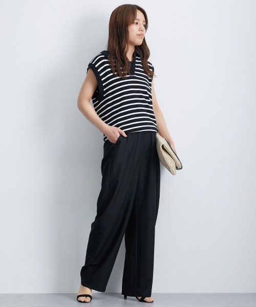 「nissen」 パンツ 3L グレー レディース_画像3