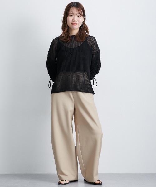 「nissen」 パンツ 3L グレー レディース_画像4