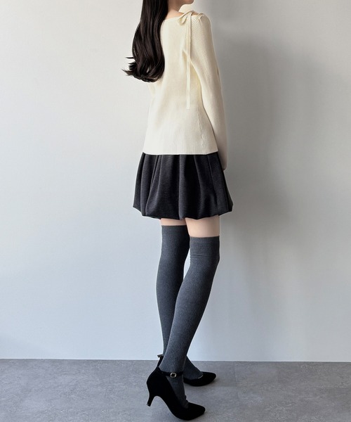 「mipiarl」 長袖ニット MEDIUM アイボリー レディース_画像8