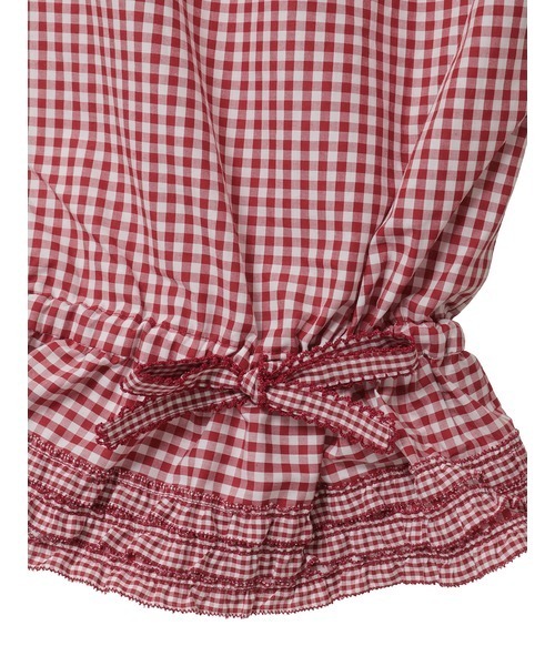 PINK HOUSE（ピンクハウス） パンツ 裾ギンガムチェック使いドロワーズ