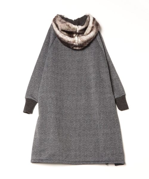 「bedsidedrama」 長袖ワンピース 2 ブラウン レディース_画像2