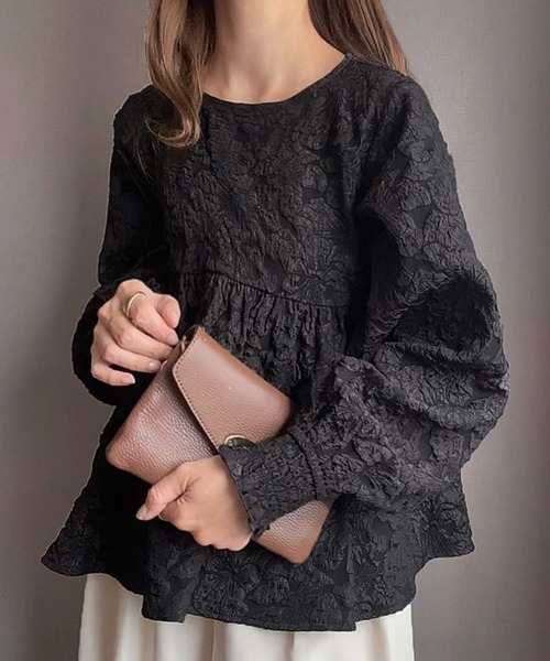 「FILLOU」 長袖チュニック X-LARGE ベージュ レディース_画像2