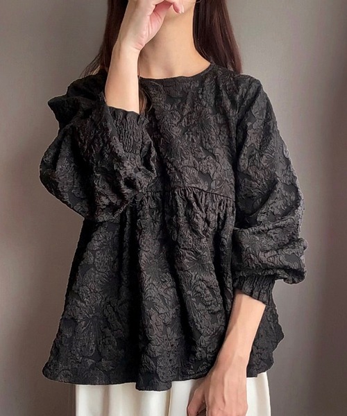 「FILLOU」 長袖チュニック X-LARGE ベージュ レディース_画像3