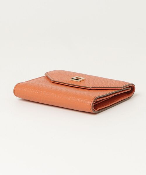 「TOPKAPI」 ワンポイント財布 - オレンジ レディース_画像3