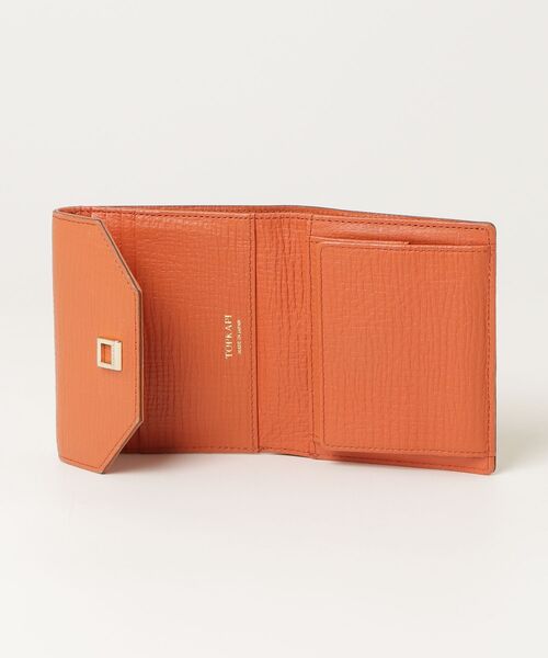 「TOPKAPI」 ワンポイント財布 - オレンジ レディース_画像4
