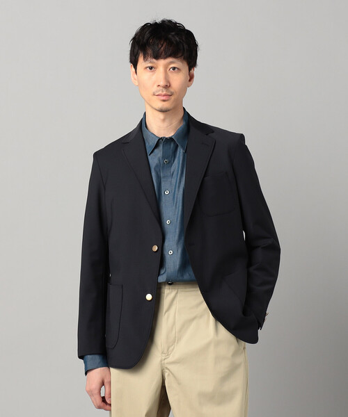 コート ジャケット ネイビー ブレザー メンズの画像