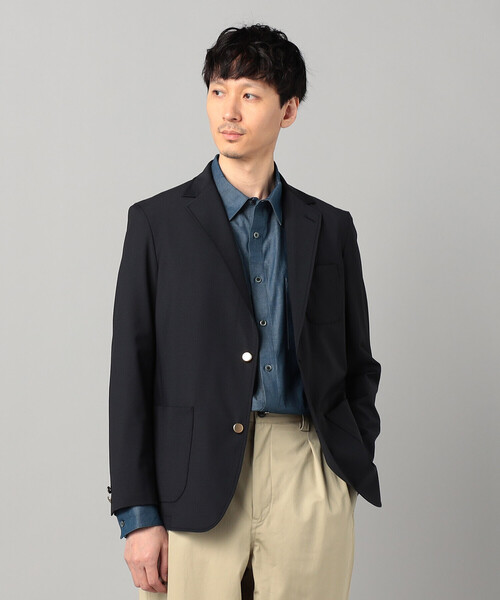 コート ジャケット ネイビー ブレザー メンズの画像