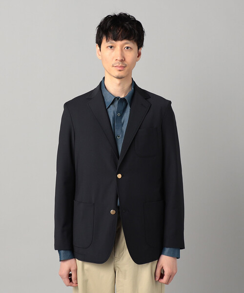 コート ジャケット ネイビー ブレザー メンズの画像