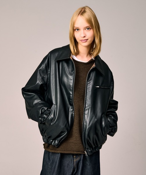 ジャケット・アウター ZOE Liquid V Jacket WETTEMPT ブルゾン アウター REVERSIBLE CHECK SYNTHETIC BLOUSON