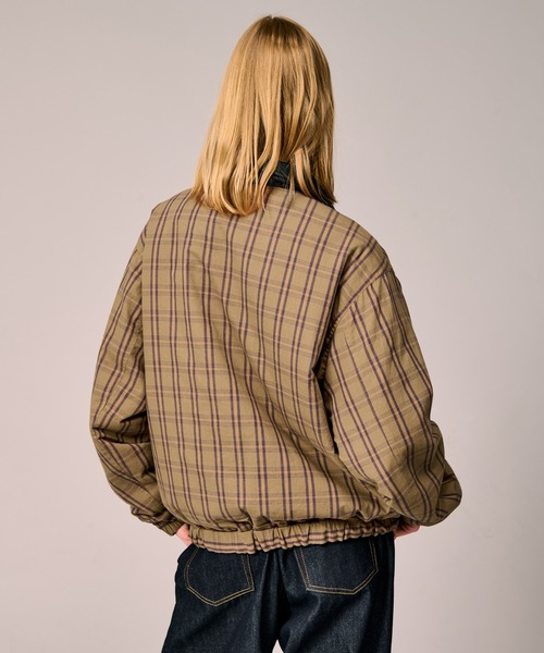 WETTEMPT REVERSIBLE CHECK BLOUSON 合皮 WETTEMPT ブルゾン アウター REVERSIBLE CHECK SYNTHETIC BLOUSON