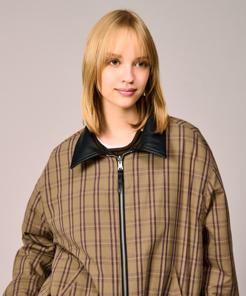 WETTEMPT ブルゾン アウター REVERSIBLE CHECK SYNTHETIC BLOUSON