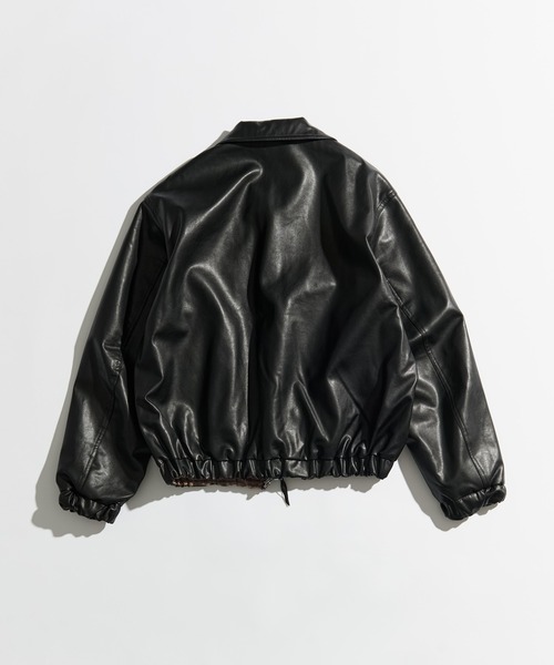 WETTEMPT REVERSIBLE CHECK BLOUSON 合皮 WETTEMPT ブルゾン アウター REVERSIBLE CHECK SYNTHETIC BLOUSON