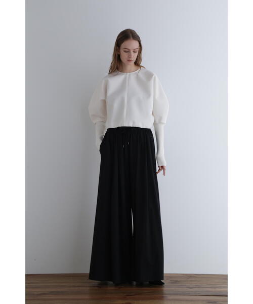 「LE PHIL」 イージーパンツ 00 ホワイト レディース_画像9