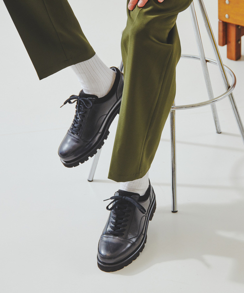 「alfredoBANNISTER」 シューズ 41 ブラック メンズ_画像4