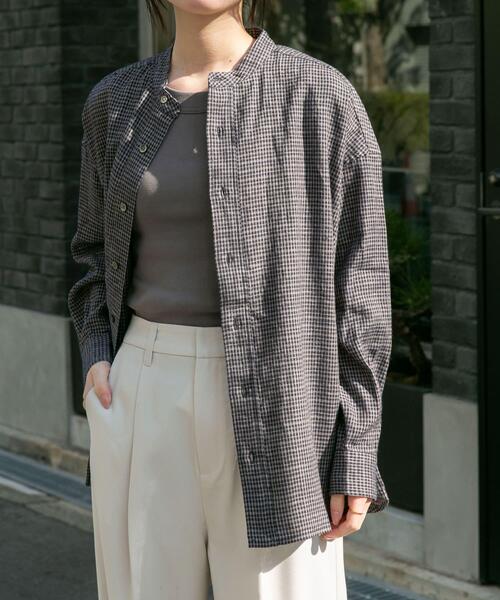 「FORK&SPOON」 長袖ブラウス 1 ナチュラル レディース_画像2