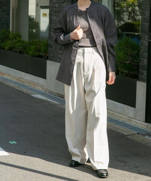 「FORK&SPOON」 長袖ブラウス 1 ナチュラル レディース_画像7