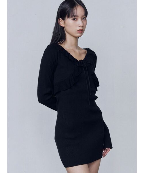 EMODA（エモダ） ワンピース クロップドカーディガンセットアップ