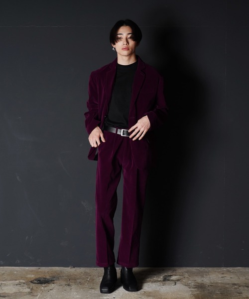 「G.O.C」 テーラードジャケット MEDIUM ブラック メンズ_画像8