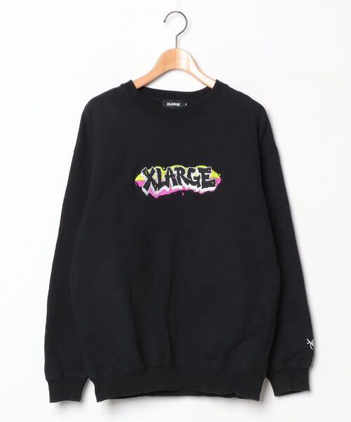XLARGE（エクストラ ラージ） スウェットカットソー M ブラック メンズ 