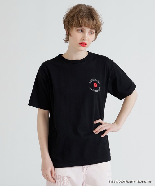 （67）BETTY BOOP 沖縄限定 Tシャツ 黒 ORION×ベティー ブープ™コラボ ロングTシャツ ブラック – オリオン