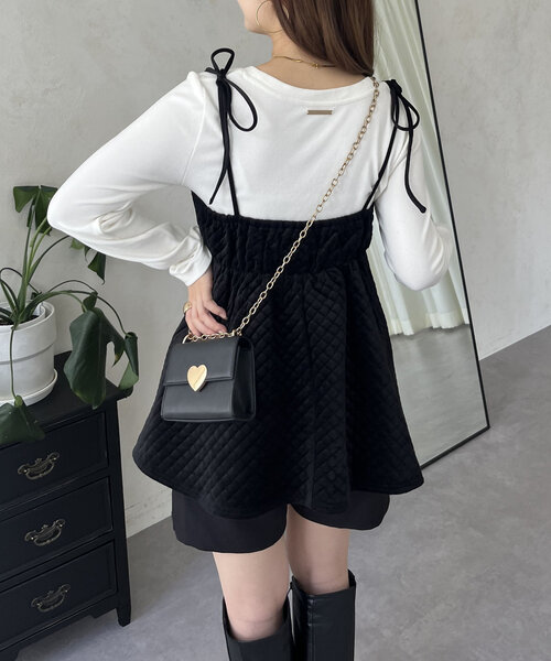 「prose verse」 長袖カットソー MEDIUM チャコールグレー レディース_画像7