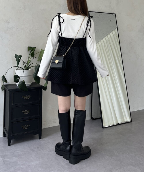 「prose verse」 長袖カットソー MEDIUM チャコールグレー レディース_画像9